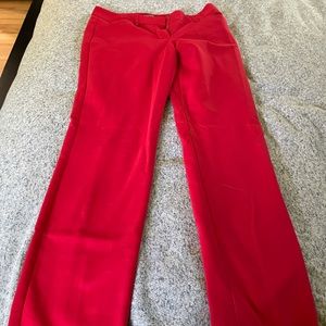 Express Editor pants in red